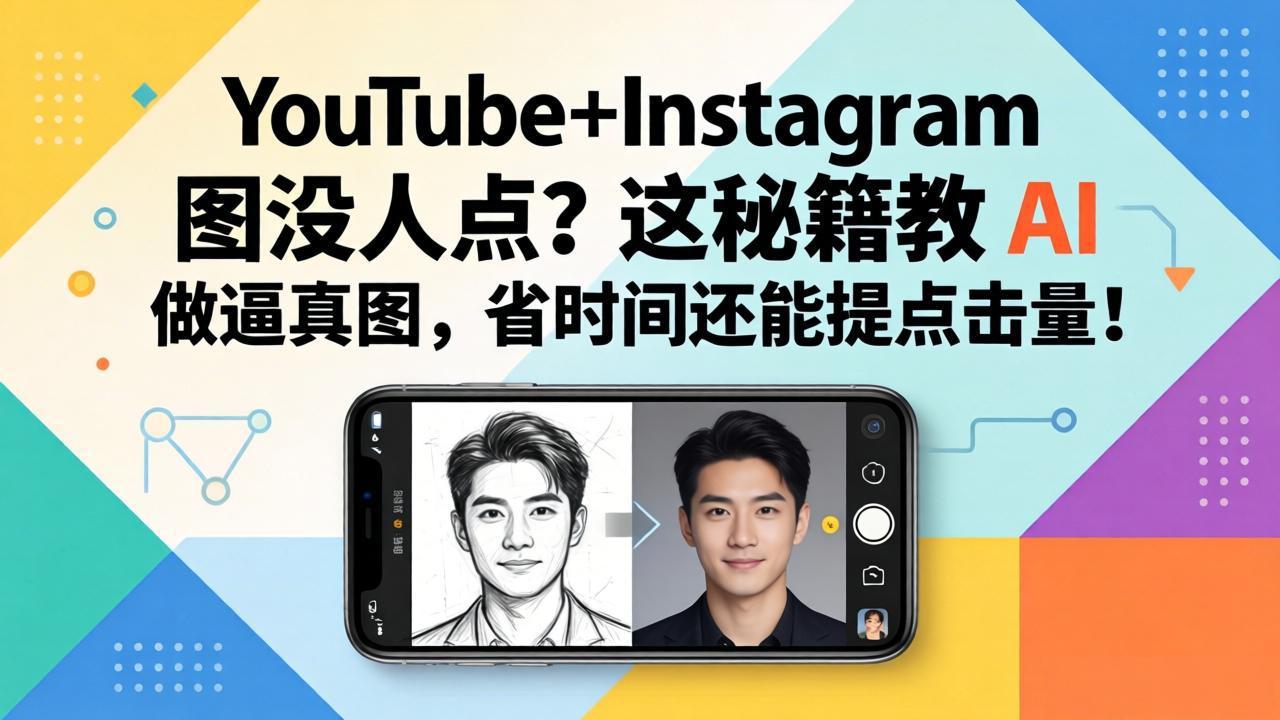 YouTube+Instagram图没人点？这秘籍教 AI 做逼真图，省时间还能提点击量-悦享网