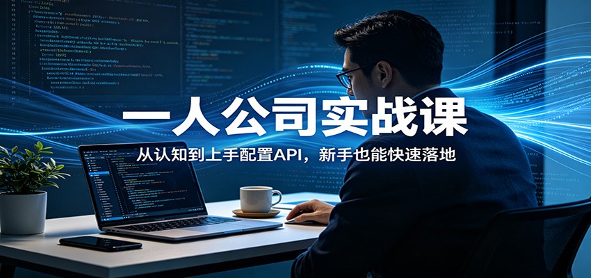 一人公司实战课：从认知到上手配置API，新手也能快速落地-悦享网