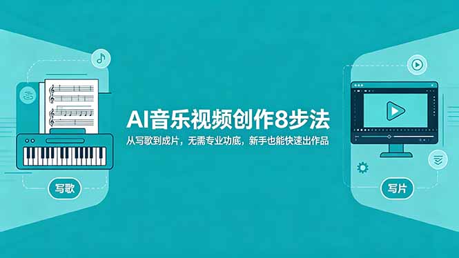 AI音乐视频创作8步法：从写歌到成片，无需专业功底，新手也能快速出作品-悦享网