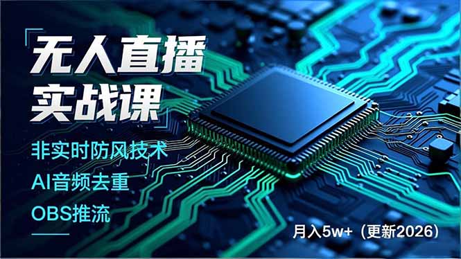 无人直播实战课(更新5月02-悦享网