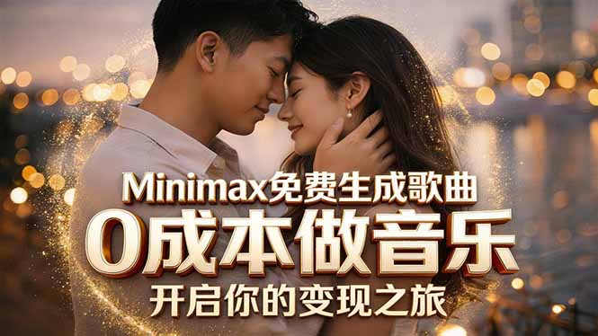 Minimax免费生成歌曲实测！0成本做音乐，说唱流行Lofi一键生成-悦享网
