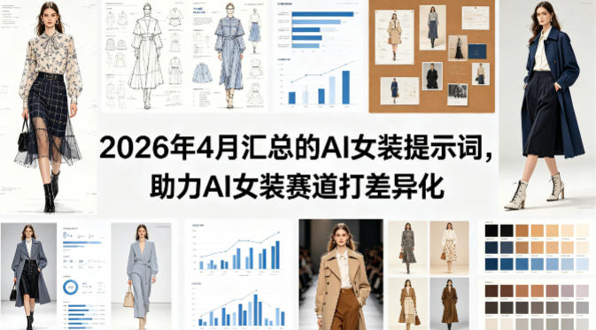 2026年4月汇总的AI女装提示词，助力AI女装赛道打差异化-悦享网