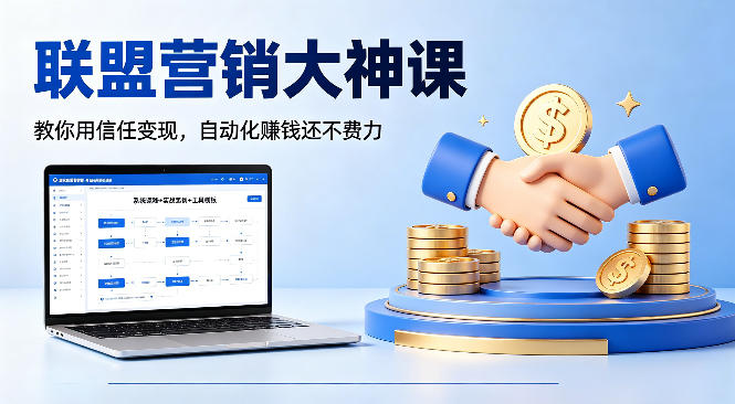 联盟营销大神课，教你用信任变现，自动化賺钱还不费力【原创双语字幕】-悦享网
