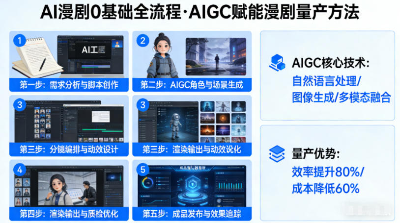 AI漫剧0基础全流程，快速掌握AIGC赋能的漫剧量产方法-悦享网