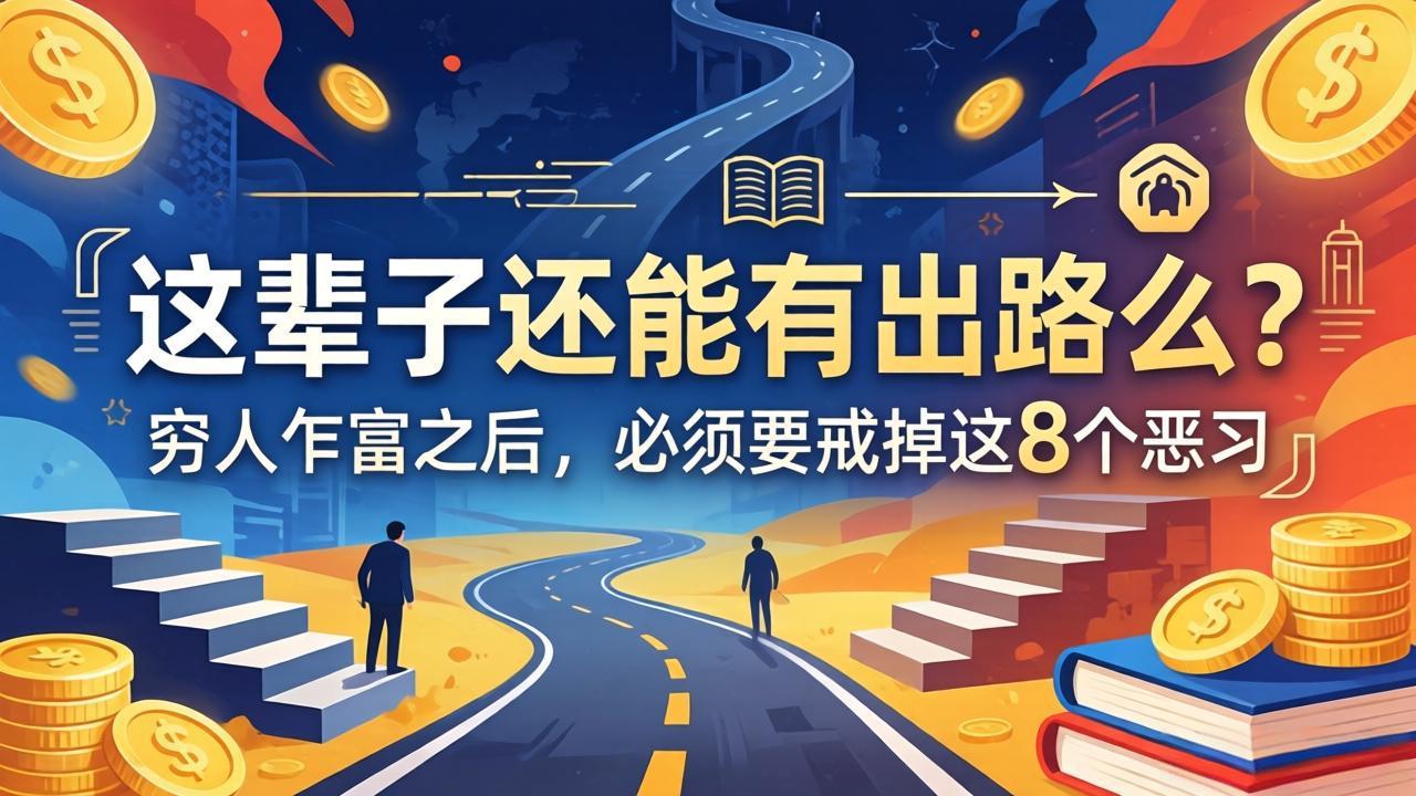 关于人生两篇付费文章【这辈子还能有出路么？】【穷人乍富之后，必须要戒掉这8个恶习】-悦享网