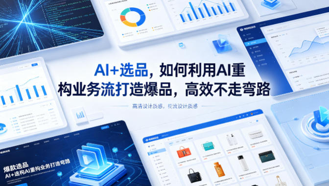 AI+选品，如何利用AI重构业务流打造爆品，高效不走弯路-悦享网