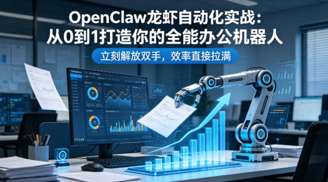 OpenClaw龙虾自动化实战：从0到1打造你的全能办公机器人，立刻解放双手，效率直接拉满-悦享网