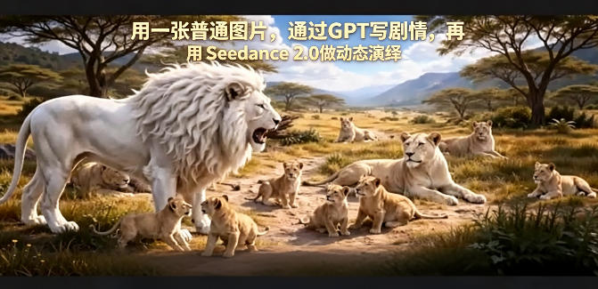 用一张普通图片，通过GPT写剧情，再用Seedance 2.0做动态演绎，居然能生成迪士尼风格搞笑动画-悦享网