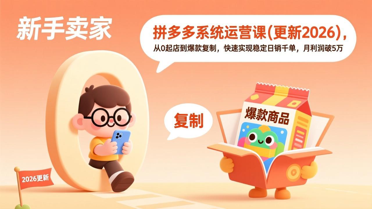 拼多多系统运营课(更新4月-悦享网