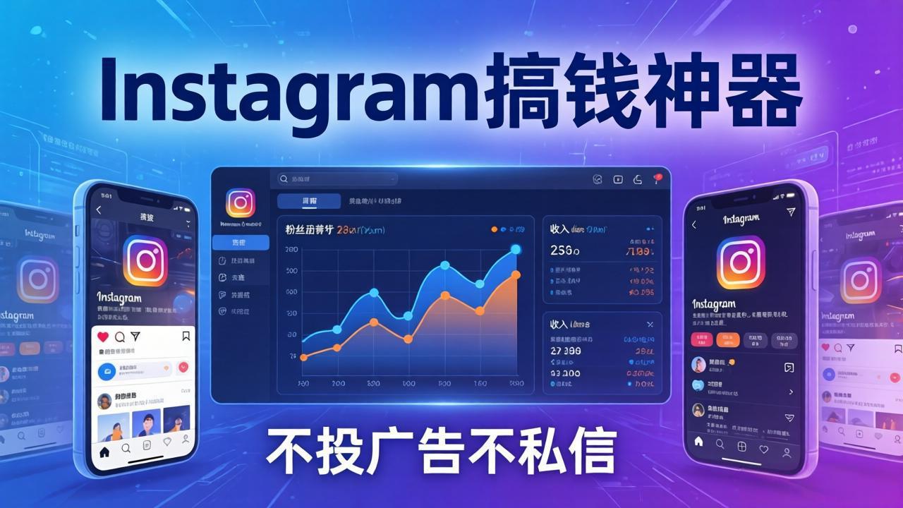 Instagram搞钱神器：月涨6万粉+月入5万刀，不投广告不私信，靠算法+低价产品-悦享网