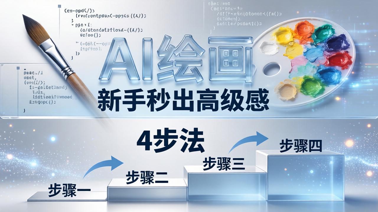 AI绘画入门别再硬磕了！即梦4步法：万能提示词公式+BRTR框架，新手秒出高级感-悦享网