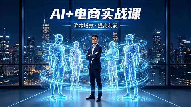 AI+电商实战课，1人+N个AI 智能体，把SOP变AI员工，实现降本增效提高利润-悦享网
